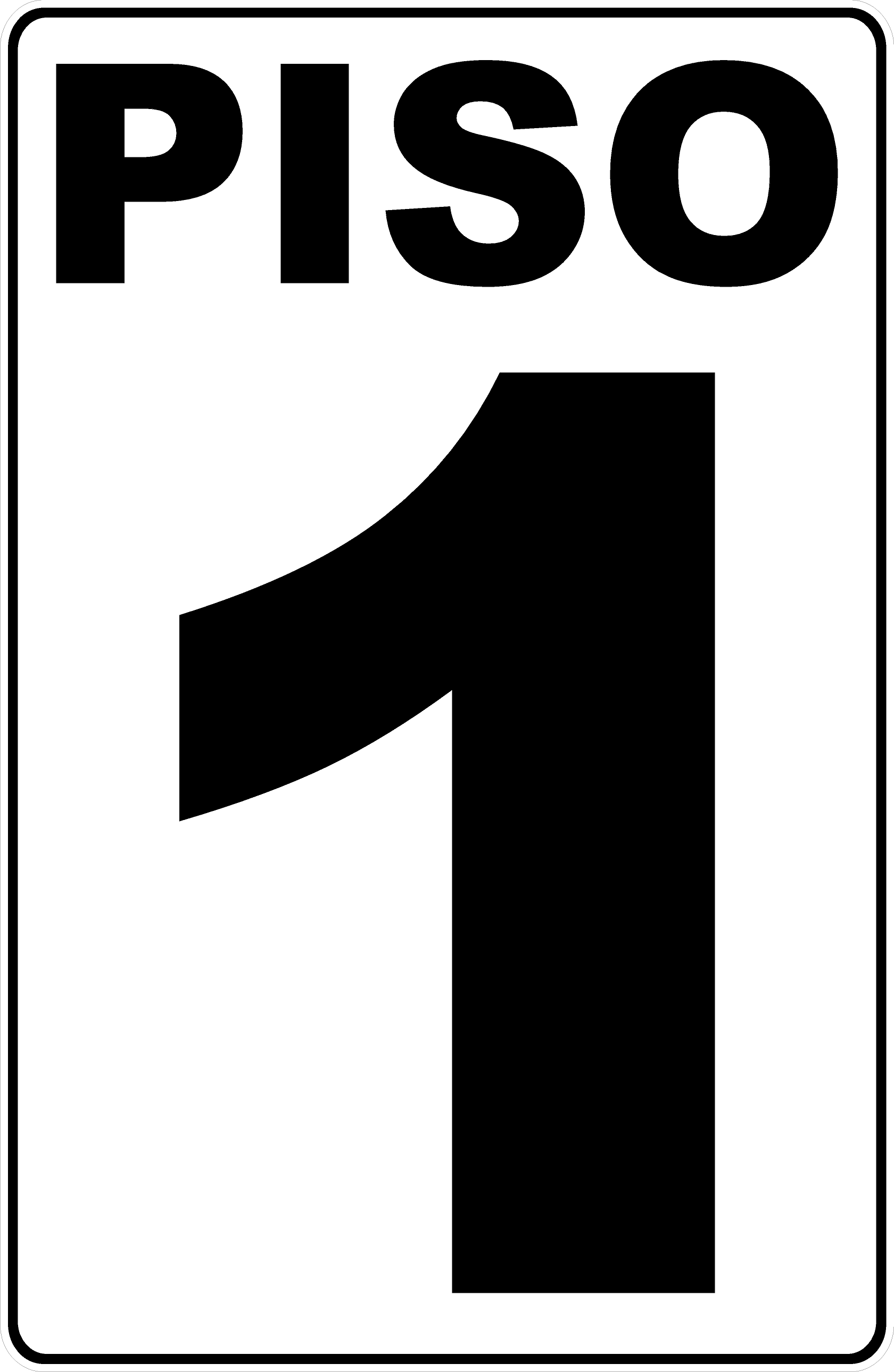 Floor Numbering Sign – signs by salagraphics