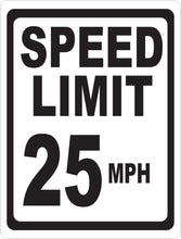 Speed Limit (Your Choice) MPH Sign English and Spanish Versions