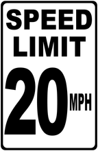 Speed Limit (Your Choice) MPH Sign English and Spanish Versions