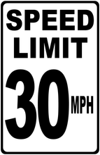 Speed Limit (Your Choice) MPH Sign English and Spanish Versions
