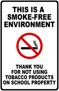 This Is A Smoke-Free Environment Sign