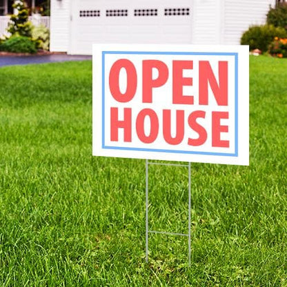 Corrugated Yard Sign Custom Designed