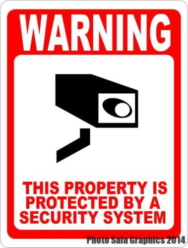 Printable Security Camera Signs