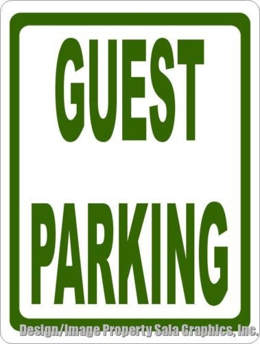 Guest Parking Sign - Signs & Decals by SalaGraphics