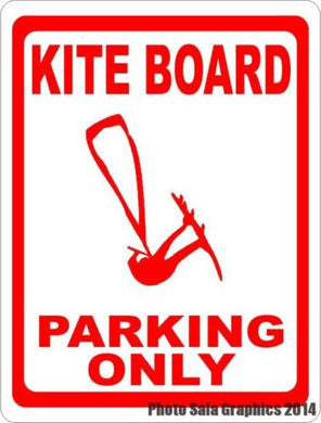 Kiteboard Parking Only Sign - Signs & Decals by SalaGraphics