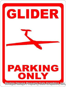 Glider Parking Only Sign - Signs & Decals by SalaGraphics