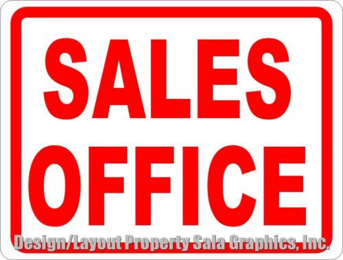 Sales Office Sign - Signs & Decals by SalaGraphics