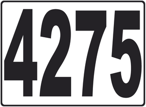 Custom Street Address Sign