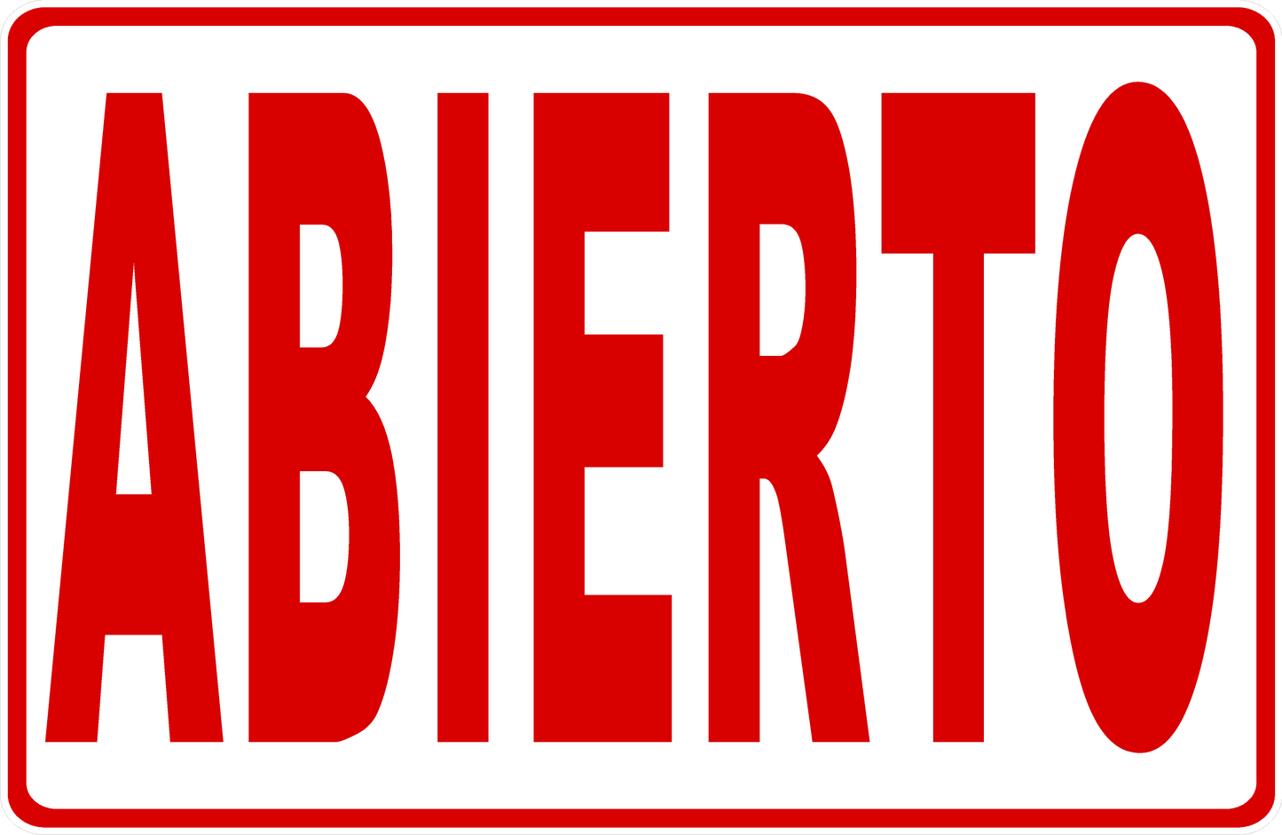 Open Sign