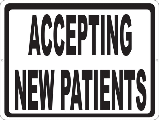 Accepting New Patients Sign