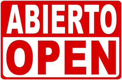 Open Sign