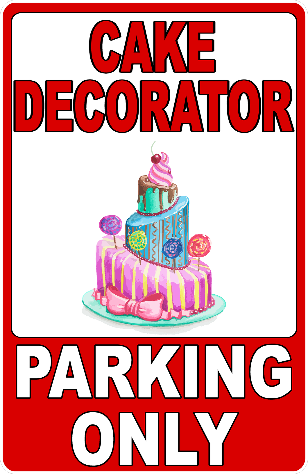 Cake Decorating Gift Sign