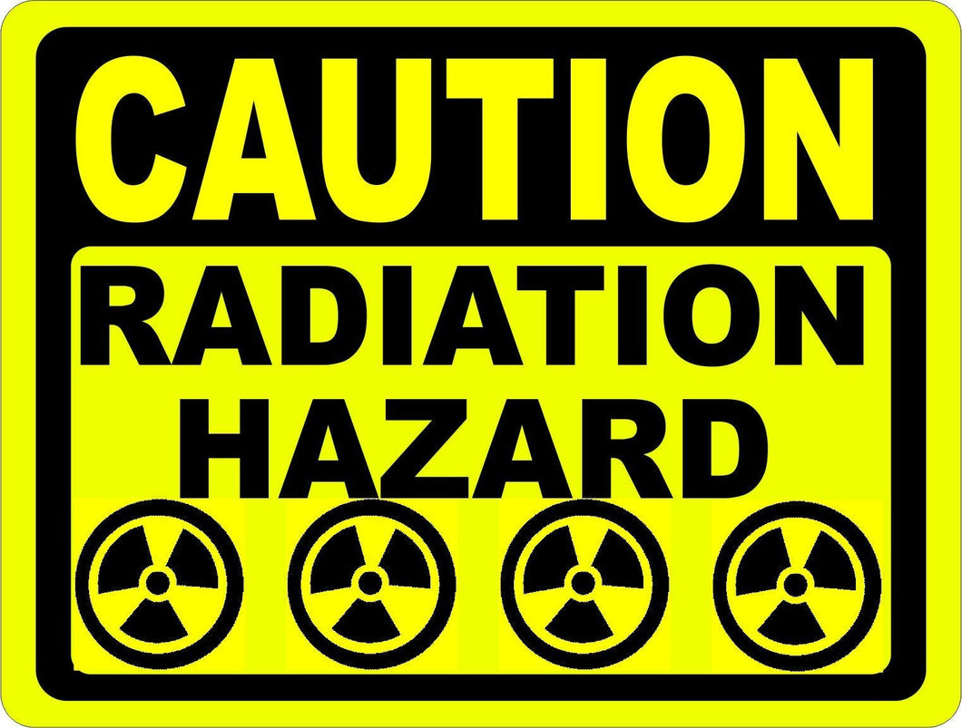 Caution Radiation Hazard Sign