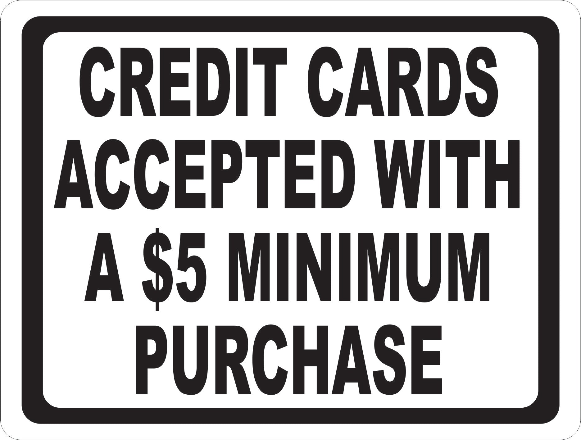 Credit Card Issue Sign Credit Card Sign