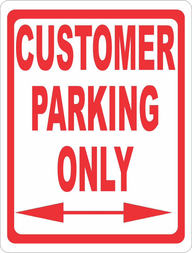 Customer Parking Only Sign - Signs & Decals by SalaGraphics