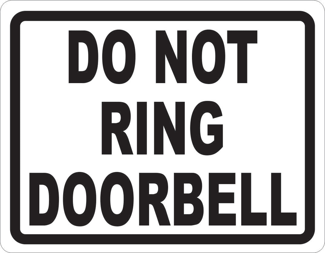 do-not-ring-doorbell-sign-signs-by-salagraphics for Do Not Ring Doorbell Sign Printable Free Do Not Ring Doorbell Sign – Signs by SalaGraphics for Do Not Ring Doorbell Sign Printable Free