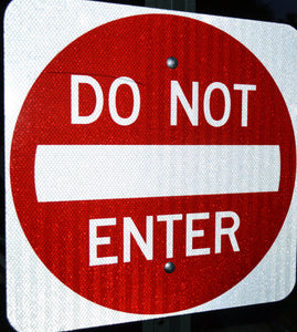 Do Not Enter Sign Reflective - Signs & Decals by SalaGraphics