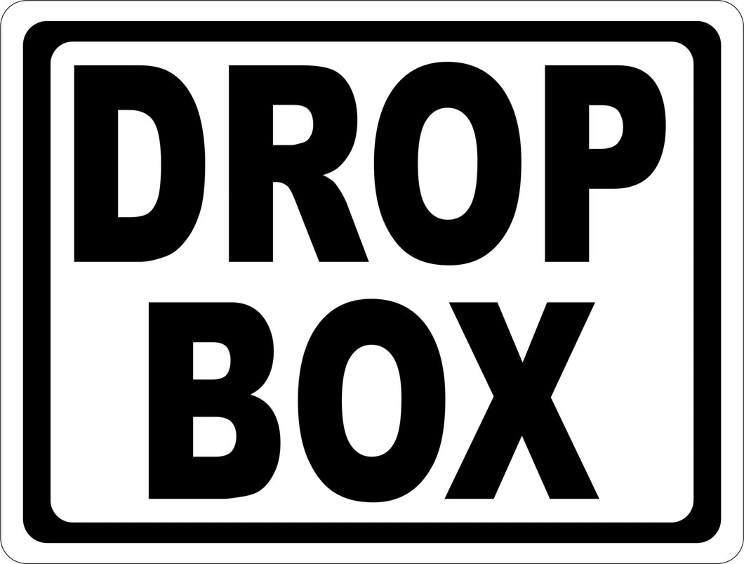 Drop Box Sign by Sala Graphics, Inc. 