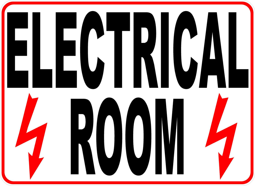 Electric Code Sign Electrical Room Sign – signs by salagraphics