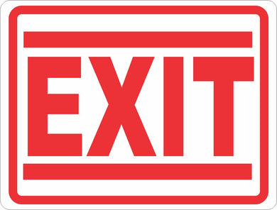 Exit Sign - Signs & Decals by SalaGraphics