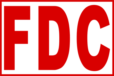 FDC Fire Department Connect Decal