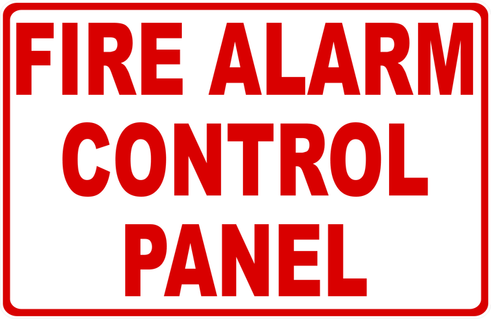 Fire Alarm Control Panel Sign – signs by salagraphics