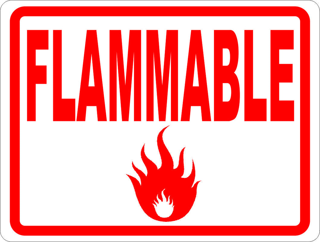 Flammable Sign - Signs & Decals by SalaGraphics