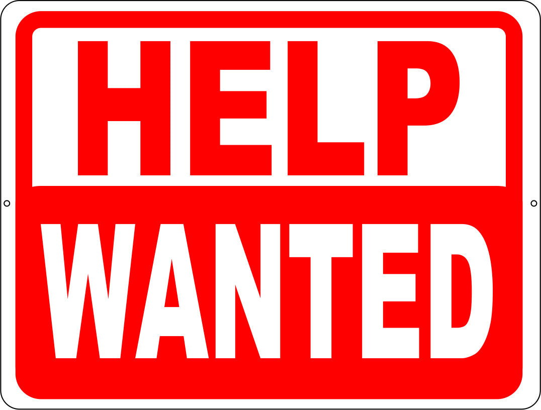 Help Wanted Sign