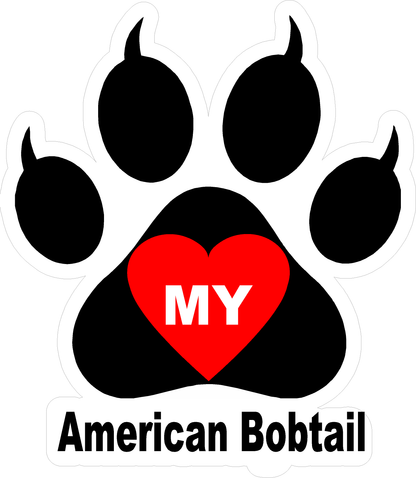 I Love My Cat (Choice of Breed) Decal. Multi-Pack