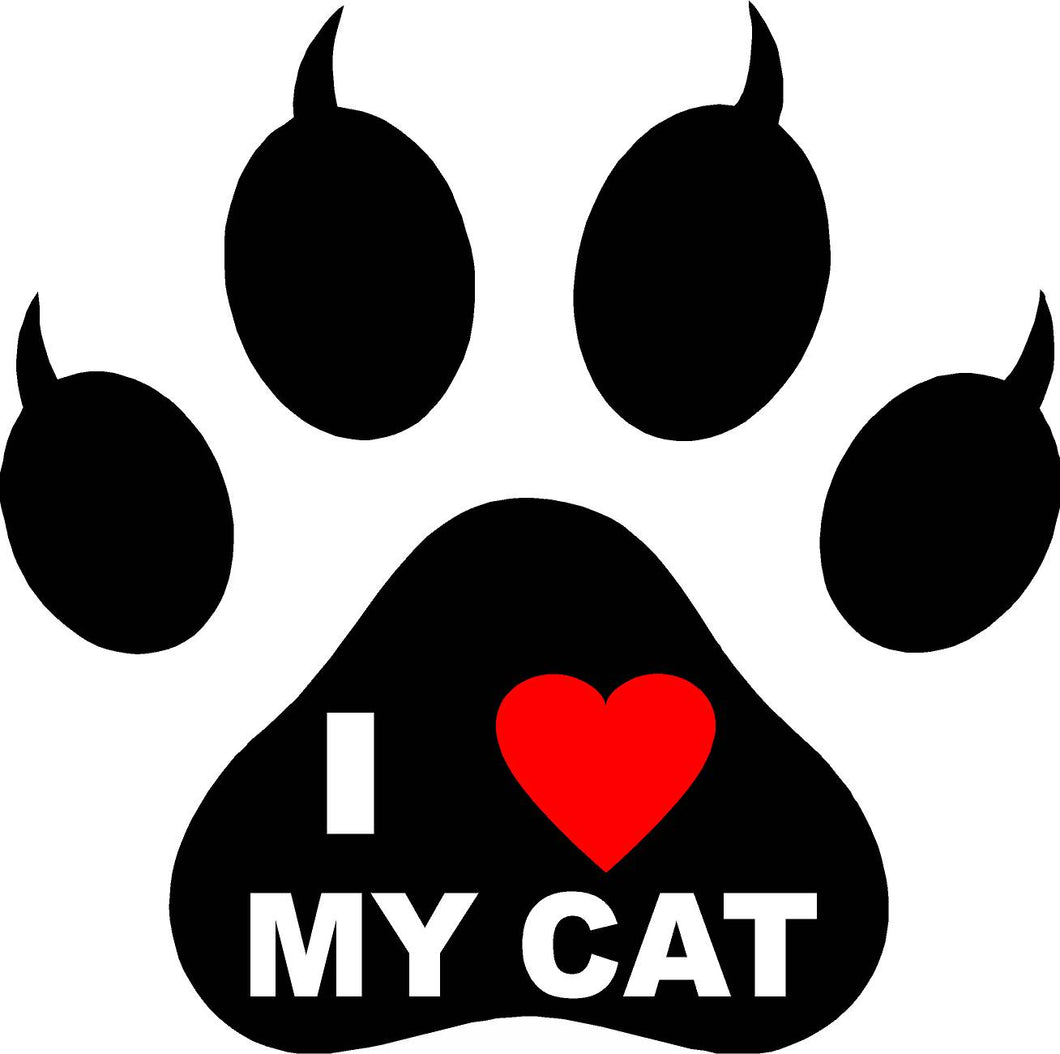 Products I Love my Cat Decal Custom for Your Cat Breed