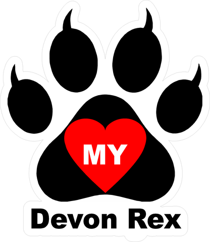 I Love My Cat (Choice of Breed) Decal. Multi-Pack