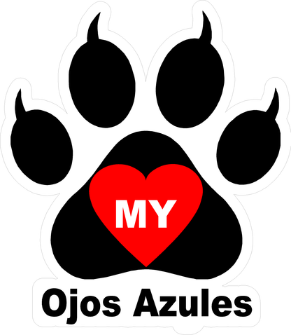 I Love My Cat (Choice of Breed) Decal. Multi-Pack