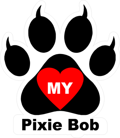 I Love My Cat (Choice of Breed) Decal. Multi-Pack
