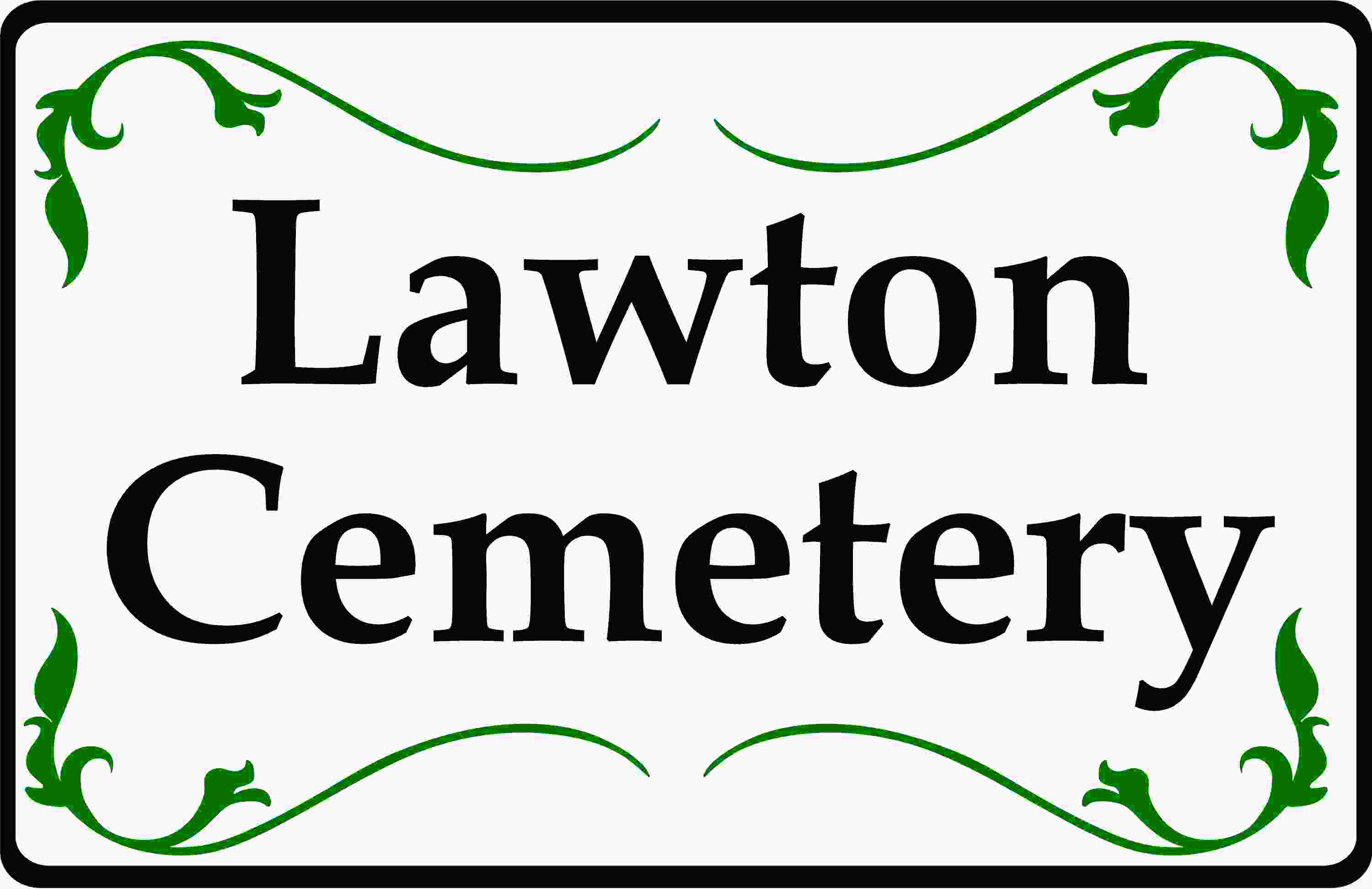 Custom Designed Cemetery Sign – signs by salagraphics