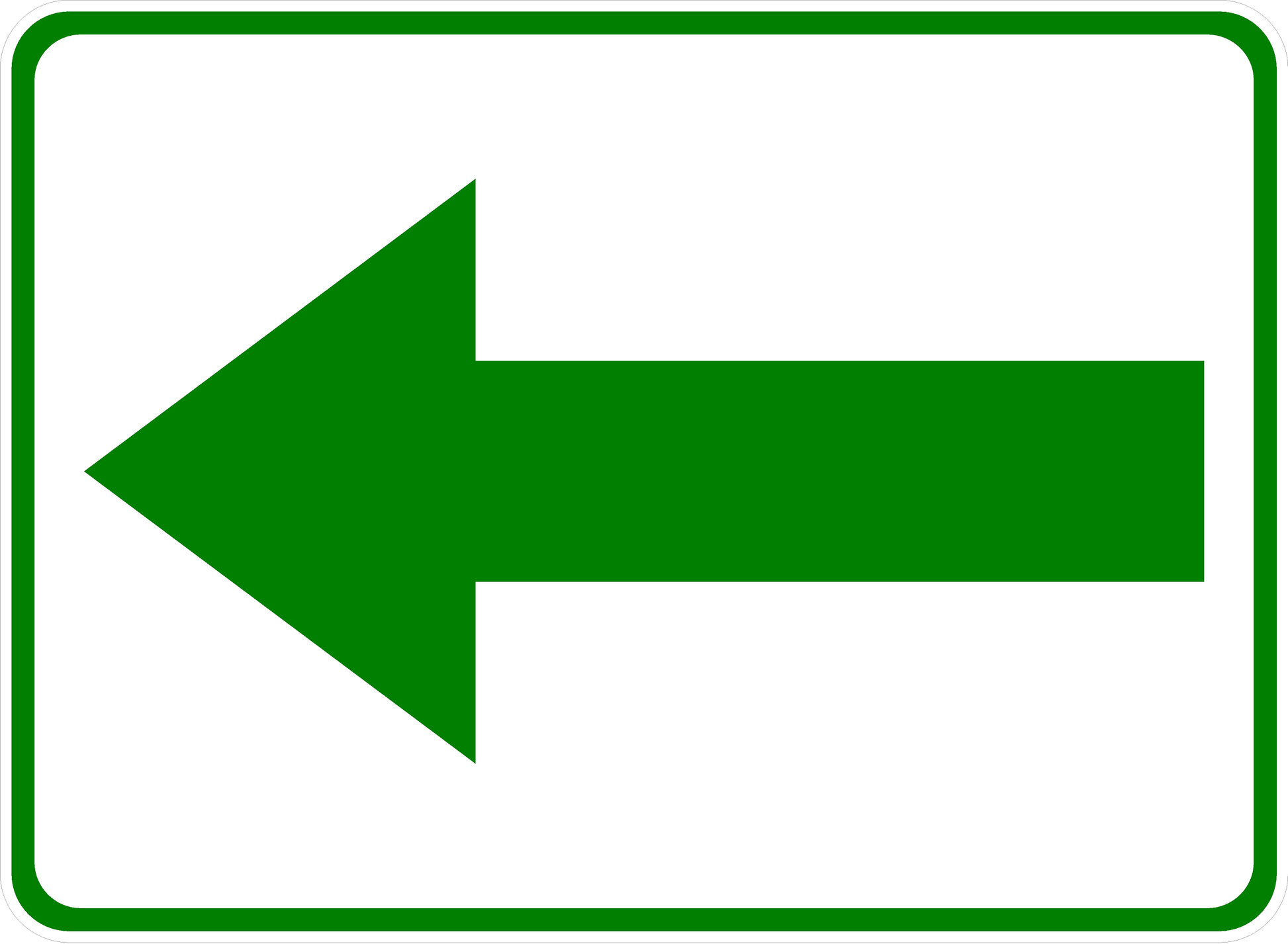 Directional Arrow Sign