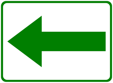 Directional Arrow Sign