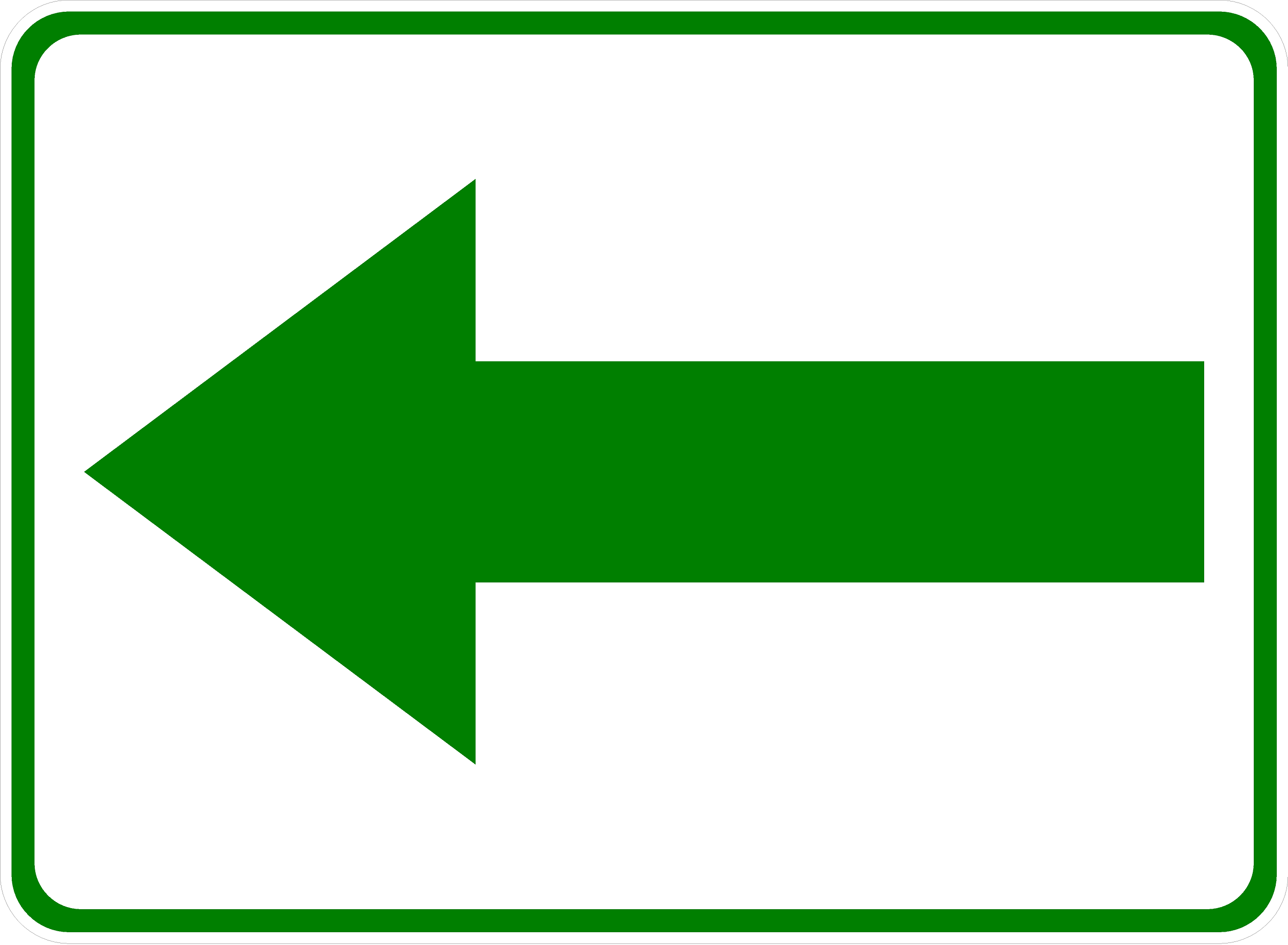 Left Direction Sign Simple Left Arrow Image