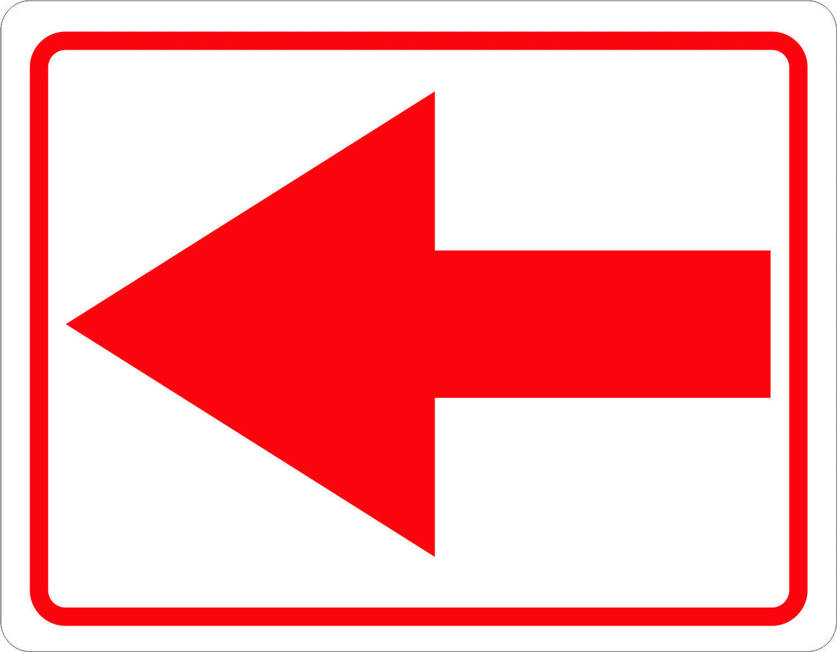 Directional Sign Color:red Directional Arrow Sign Red – signs by salagraphics