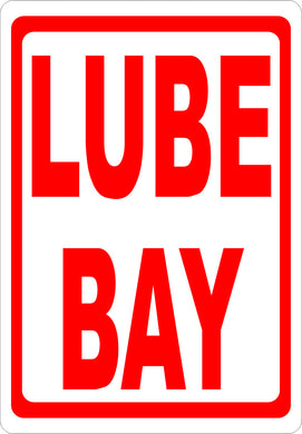 Lube Bay Sign