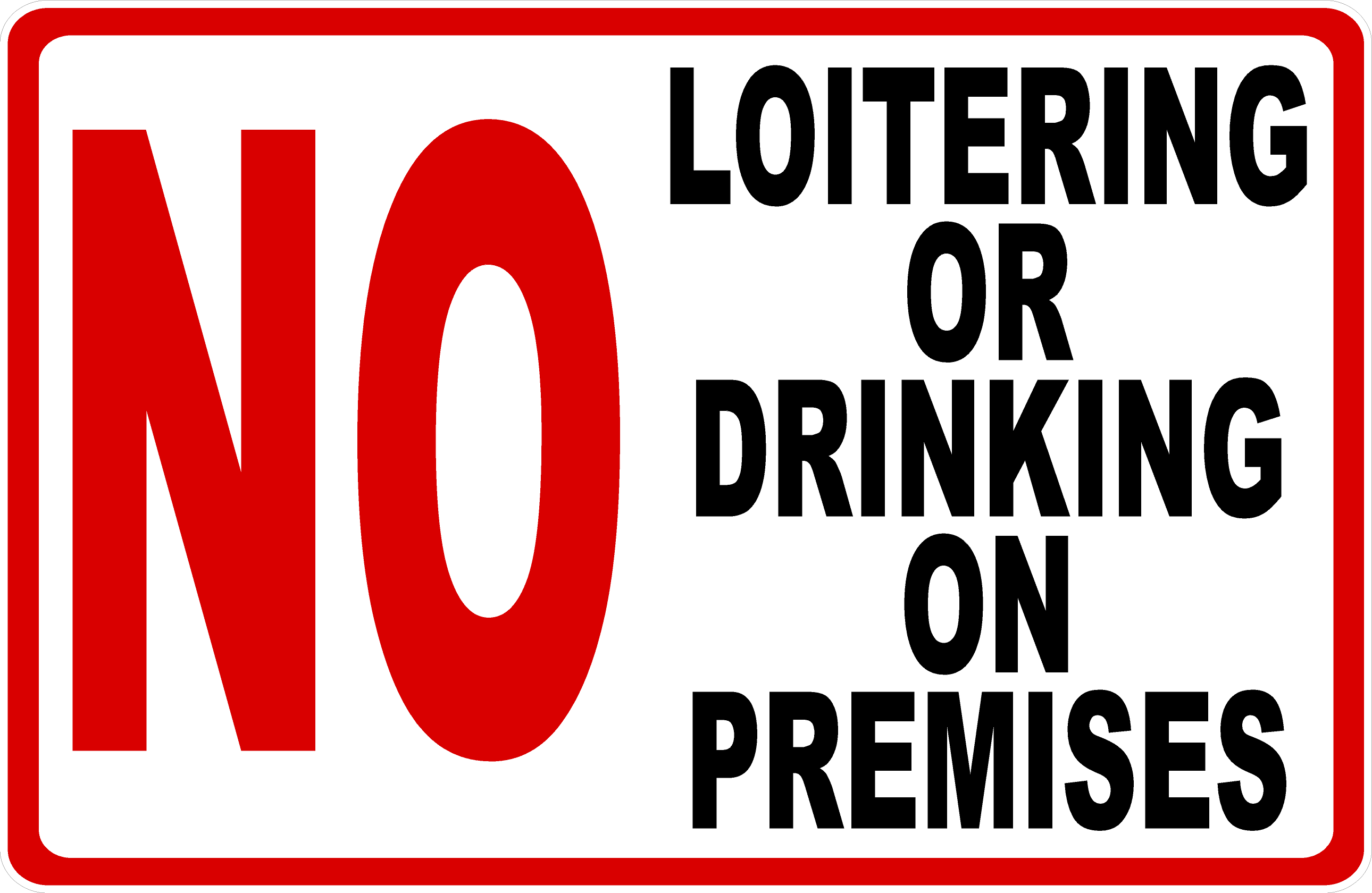 No Boozing No Drinking Under 21 Signs