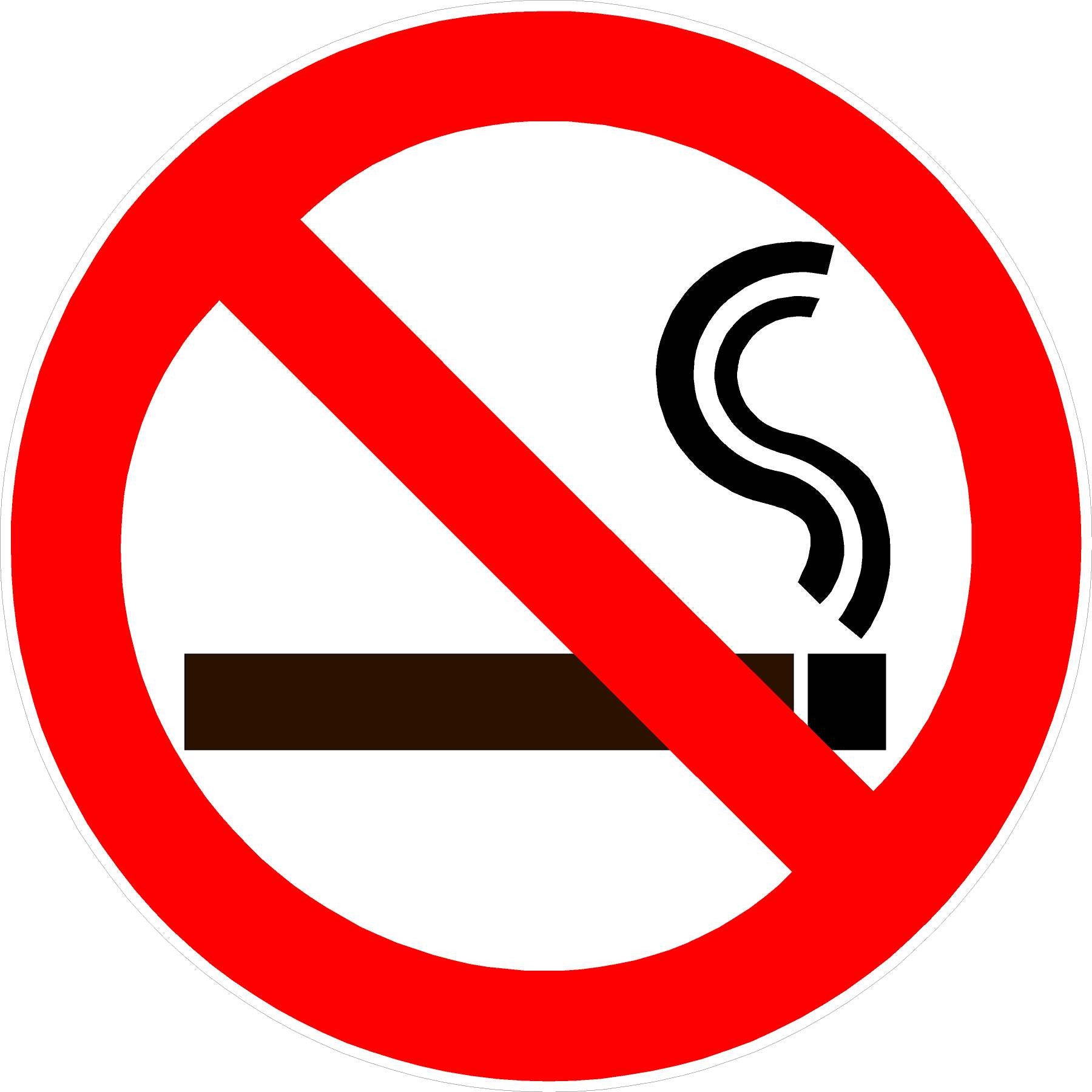 No Smoking Decal – Signs by SalaGraphics