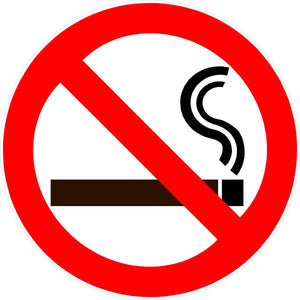 No Smoking Decal - Signs & Decals by SalaGraphics