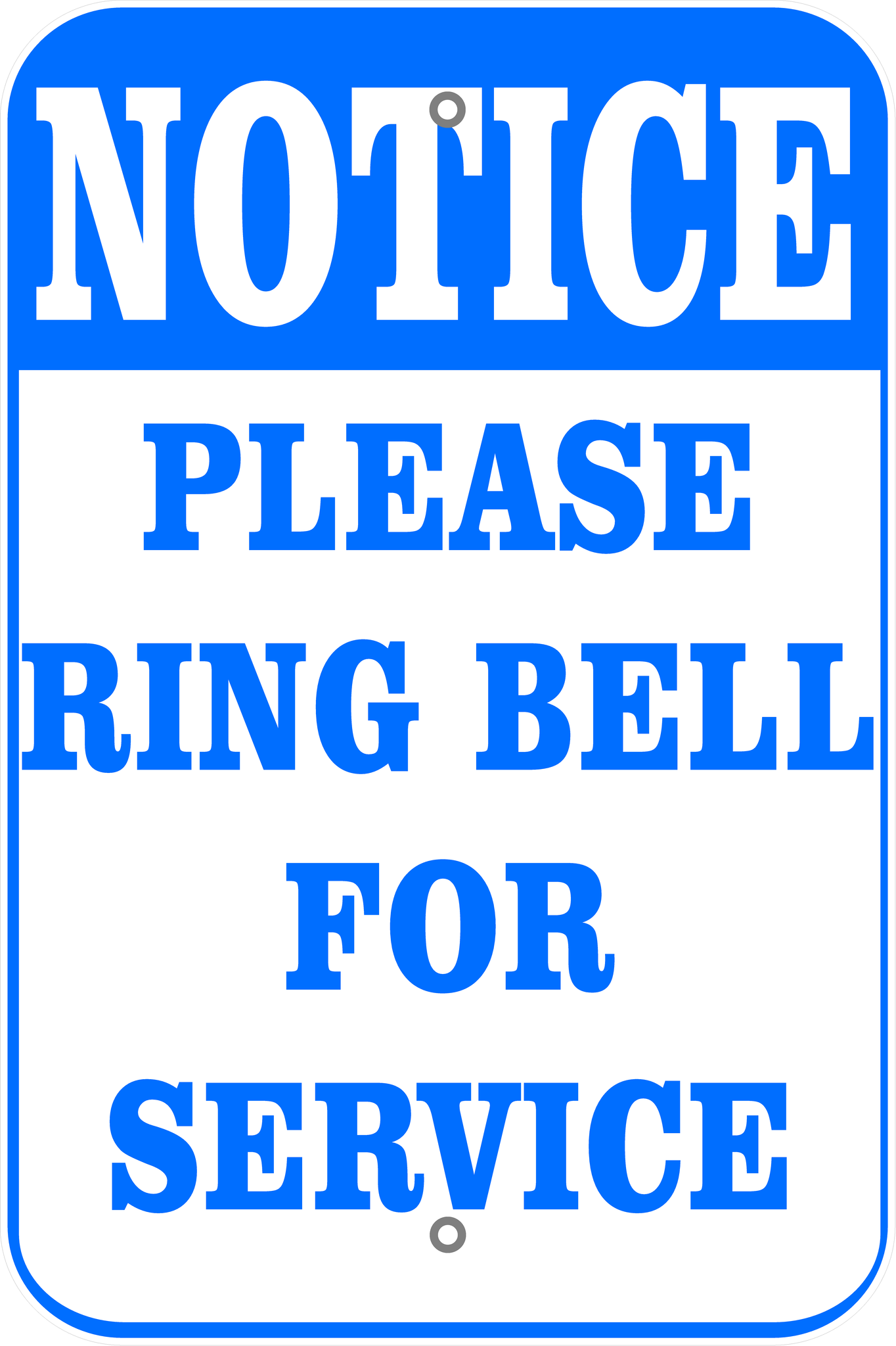 My Sign Center Please Ring Bell Sign, Brushed Silver, Engraved, 3 x India |  Ubuy