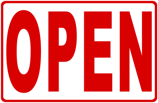 Open Sign