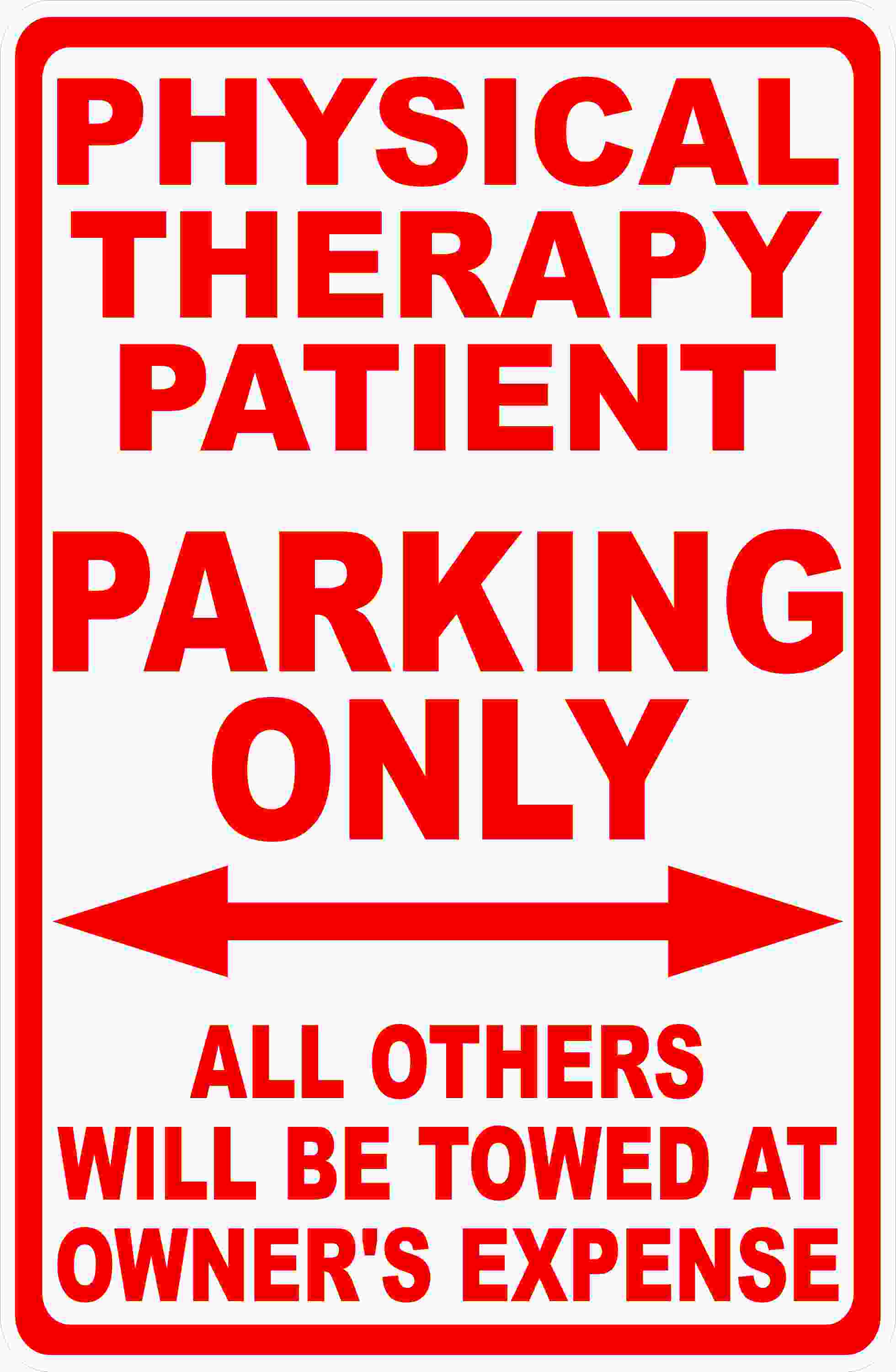Physical Inbox. Sign Physical Therapy Sign