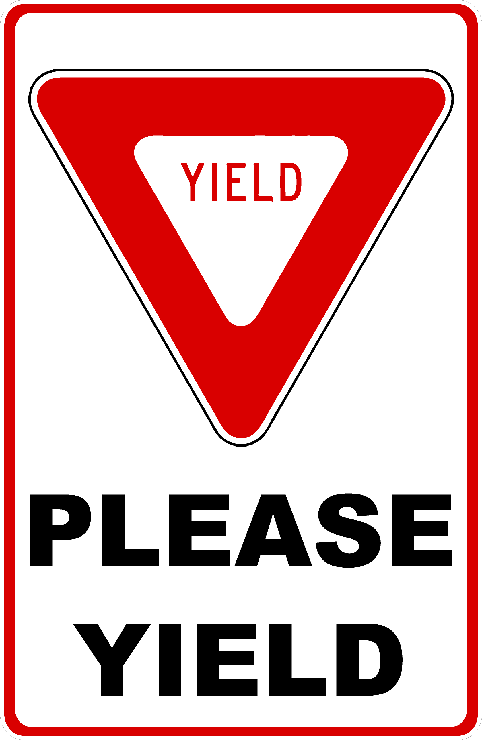Yield Sign Crying Yield Traffic Sign OP) New To Roundabouts, This Is For You. : R/pics