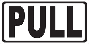 Pull Sign