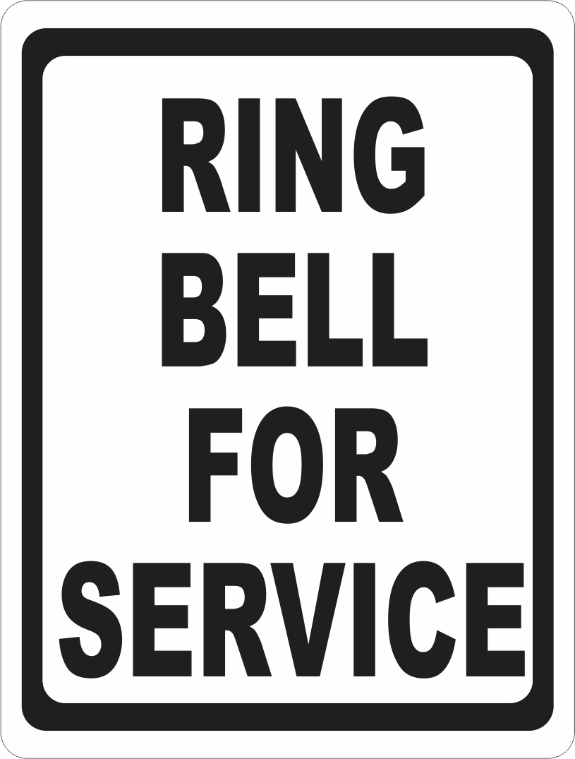 Bell to ring on sale for service