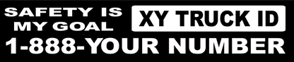 Safety is My Goal Fleet Vehicle Decal Multi-Pack