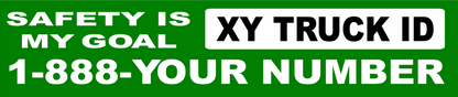Safety is My Goal Fleet Vehicle Decal Multi-Pack